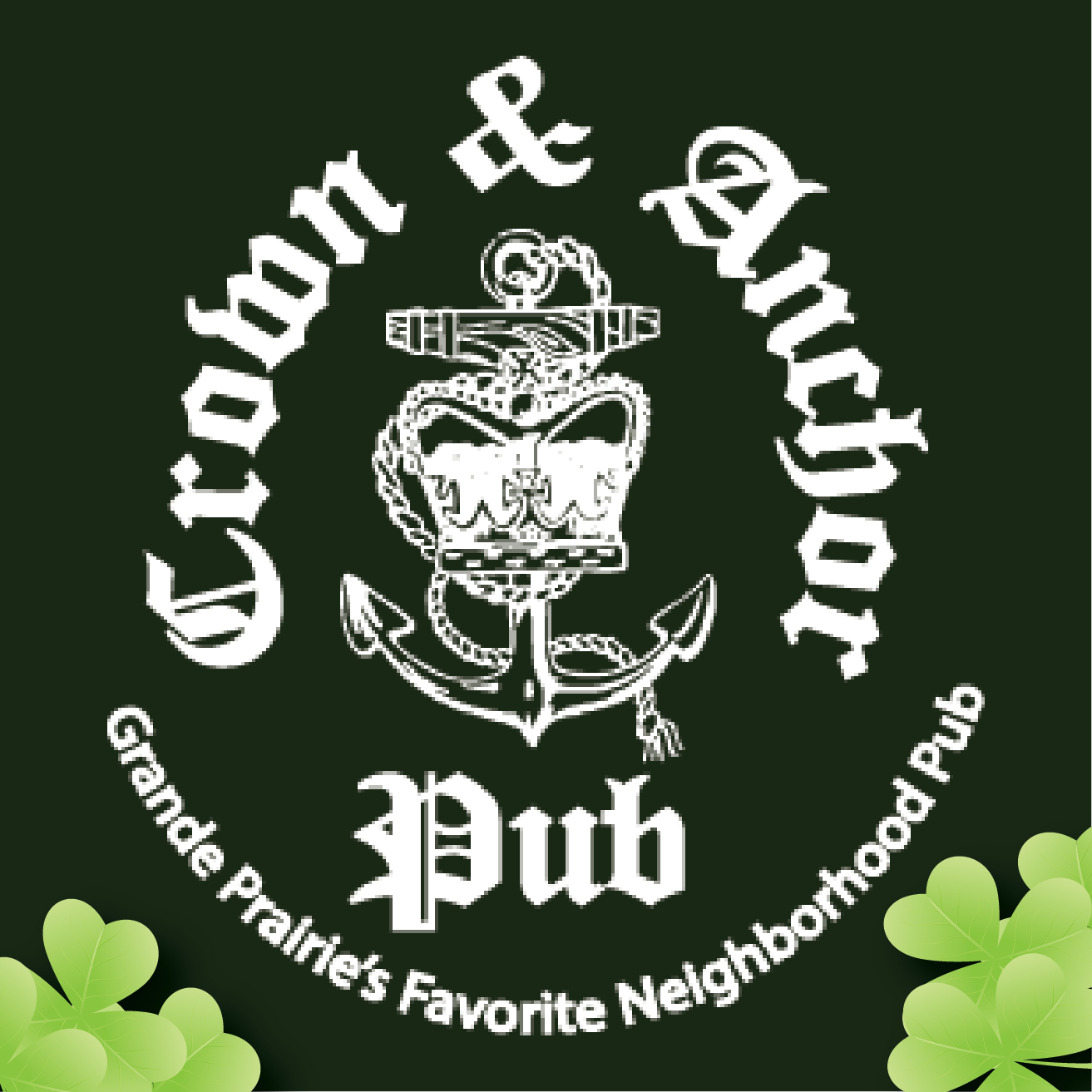 Modern Crown & Anchor Pub exterior in Grande Prairie, AB